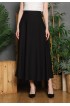 Lyne Halim Marbella Black Flare Skirt – Rok Payung Wanita Elegant Flowy, SKT-8473